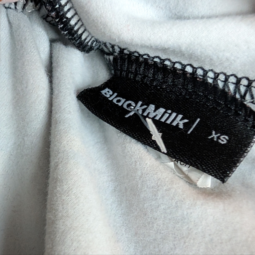 Blackmilk Koson Flowers Floral A-Line Skirt - Black and Pink - Picture 5 of 7